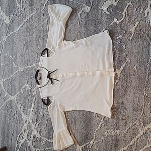 Karl Lagerfeld blouse with cut out shoulders. Worn once.